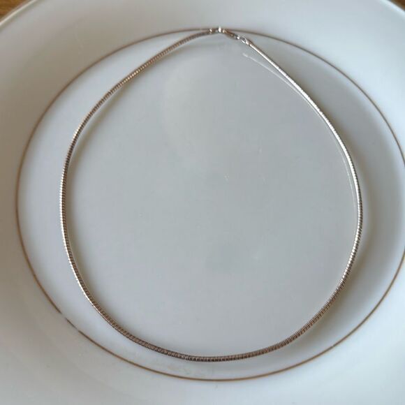 Gold vermeil over SS necklace - Picture 1 of 4